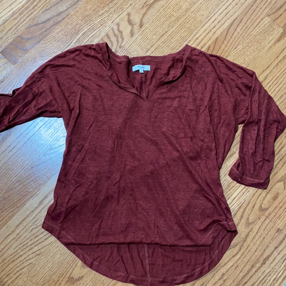 Madewell vneck shirt